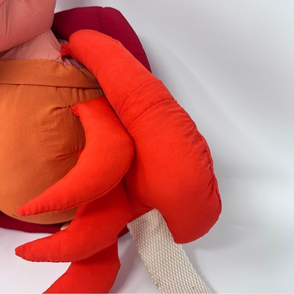 Zara Disney The Little Mermaid Plush Sebastian Parachute Shoulder Fanny Pack Bag - Picture 5 of 16